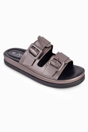 01-5218 Flat Buckle Slipper