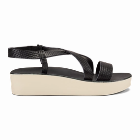‘Ōnohi Strappy - Black / White Sand