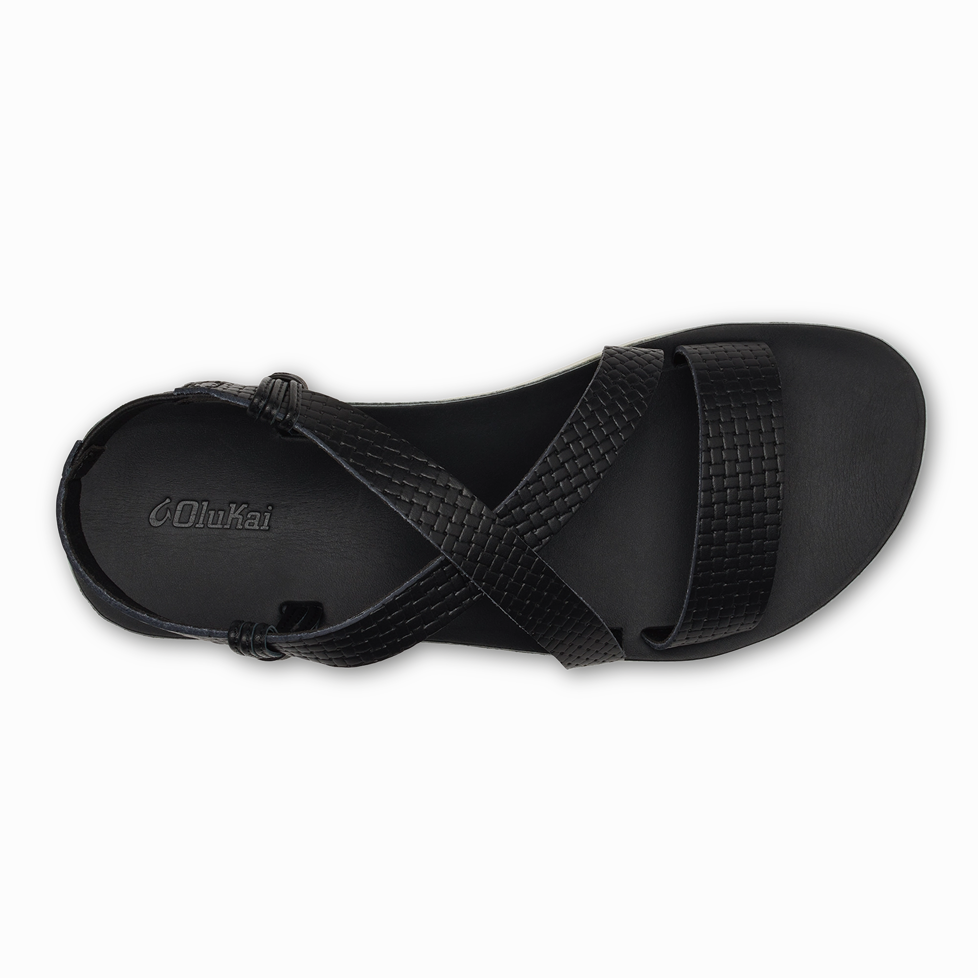 ‘Ōnohi Strappy - Black / White Sand