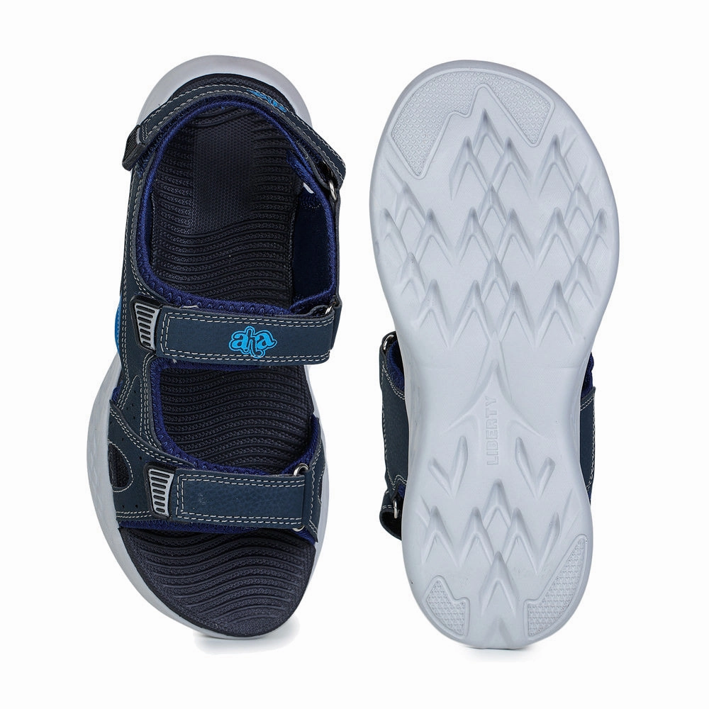 A-HA Casual Blue Sandals For Men IMPACT-9 By Liberty