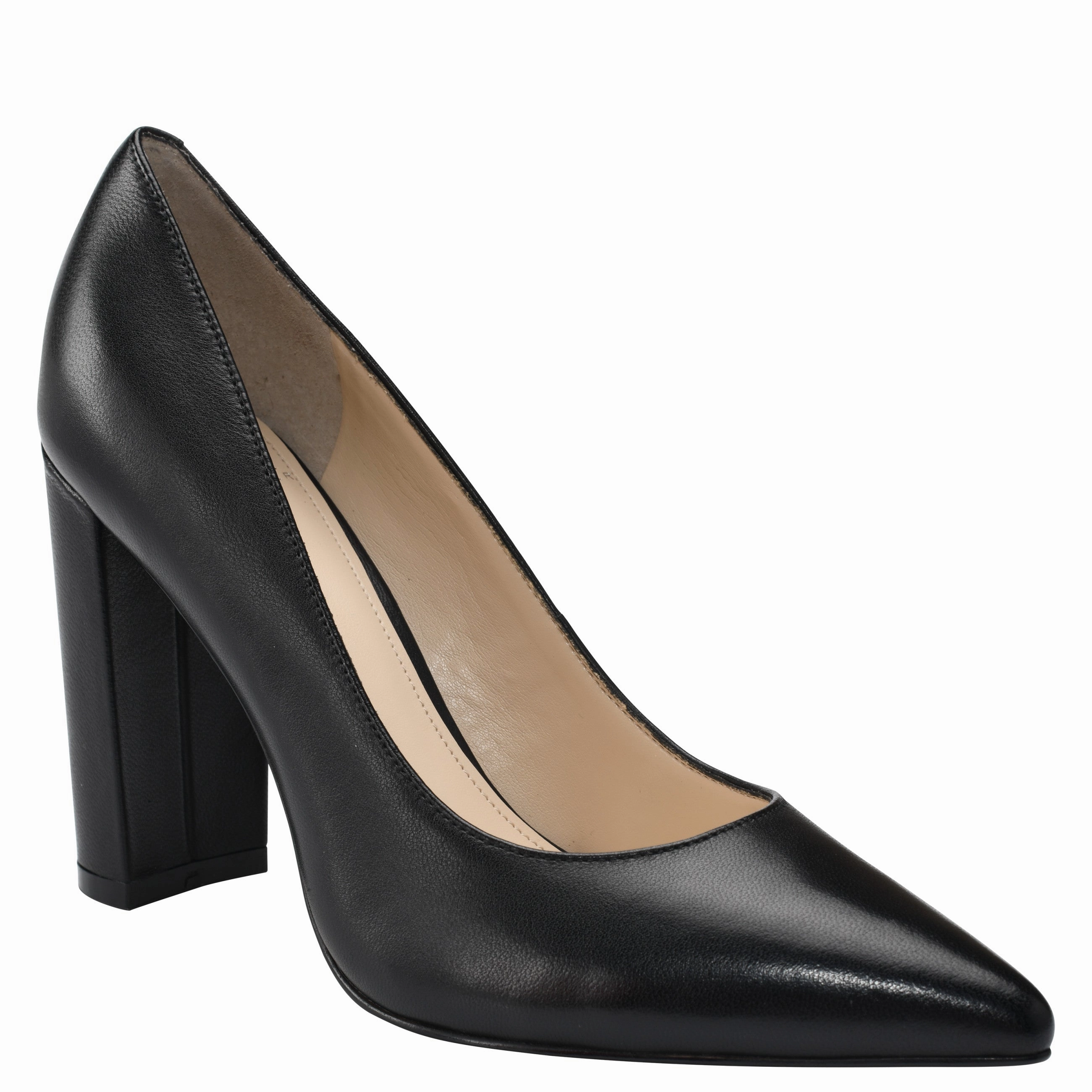 Abilene Block Heel Pointy Toe Pump