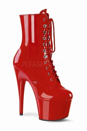 ADORE-1020 Platform Ankle Boot | Red Patent