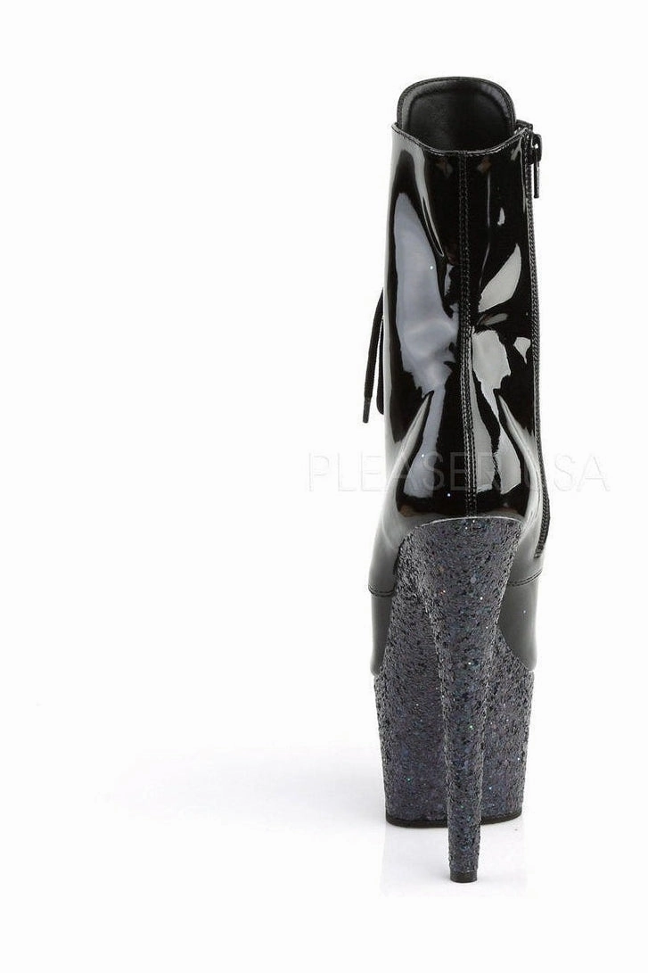 ADORE-1020LG Platform Boot | Black Patent