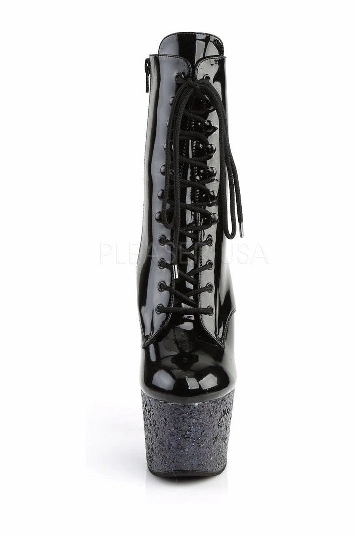 ADORE-1020LG Platform Boot | Black Patent