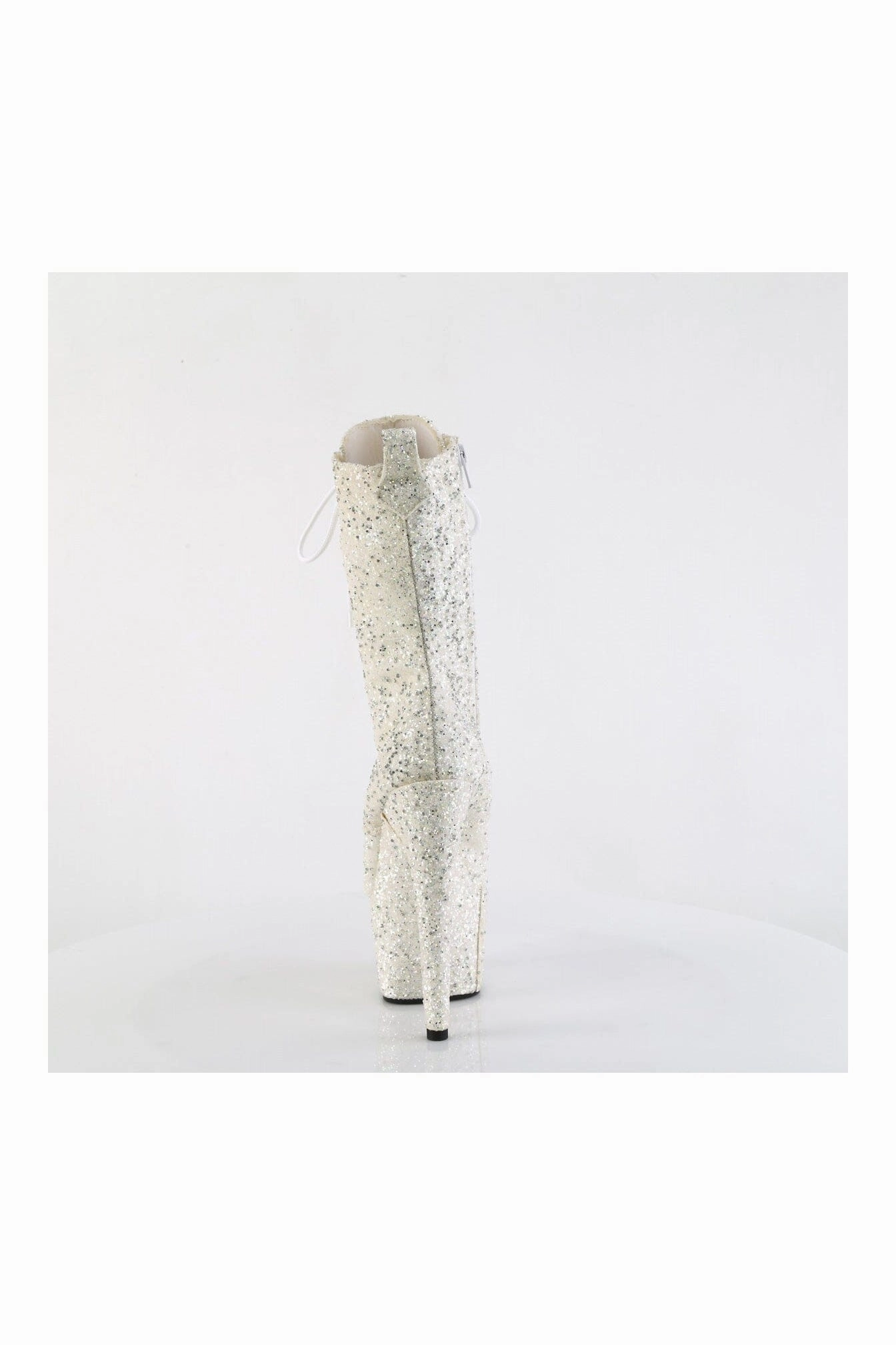 ADORE-1040GR Ivory Glitter Ankle Boot