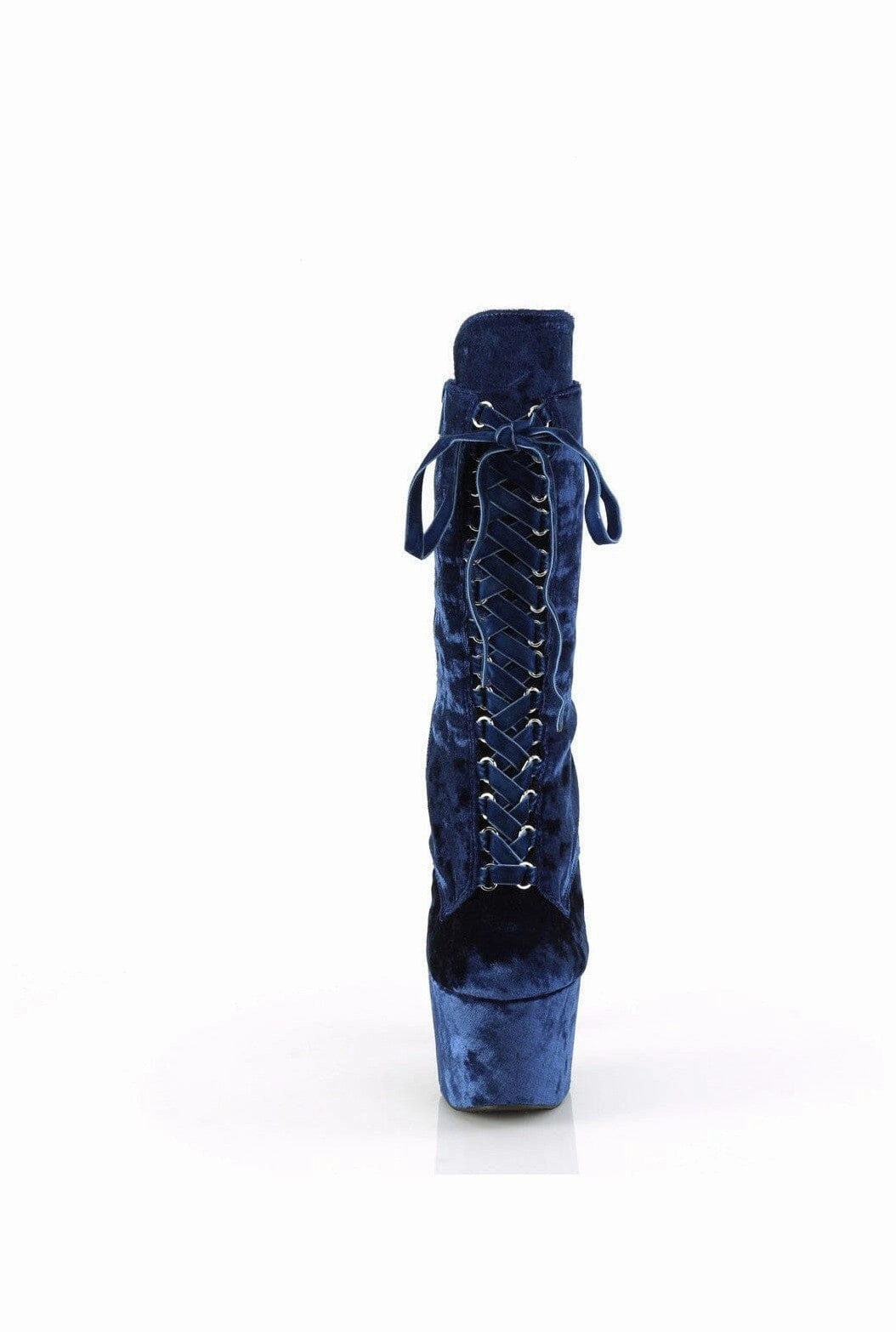 ADORE-1045VEL Blue Velvet Ankle Boot
