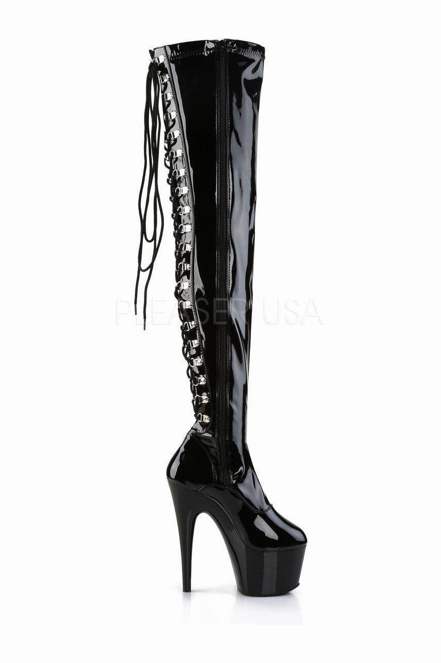 ADORE-3063 Platform Boot  | Black Patent