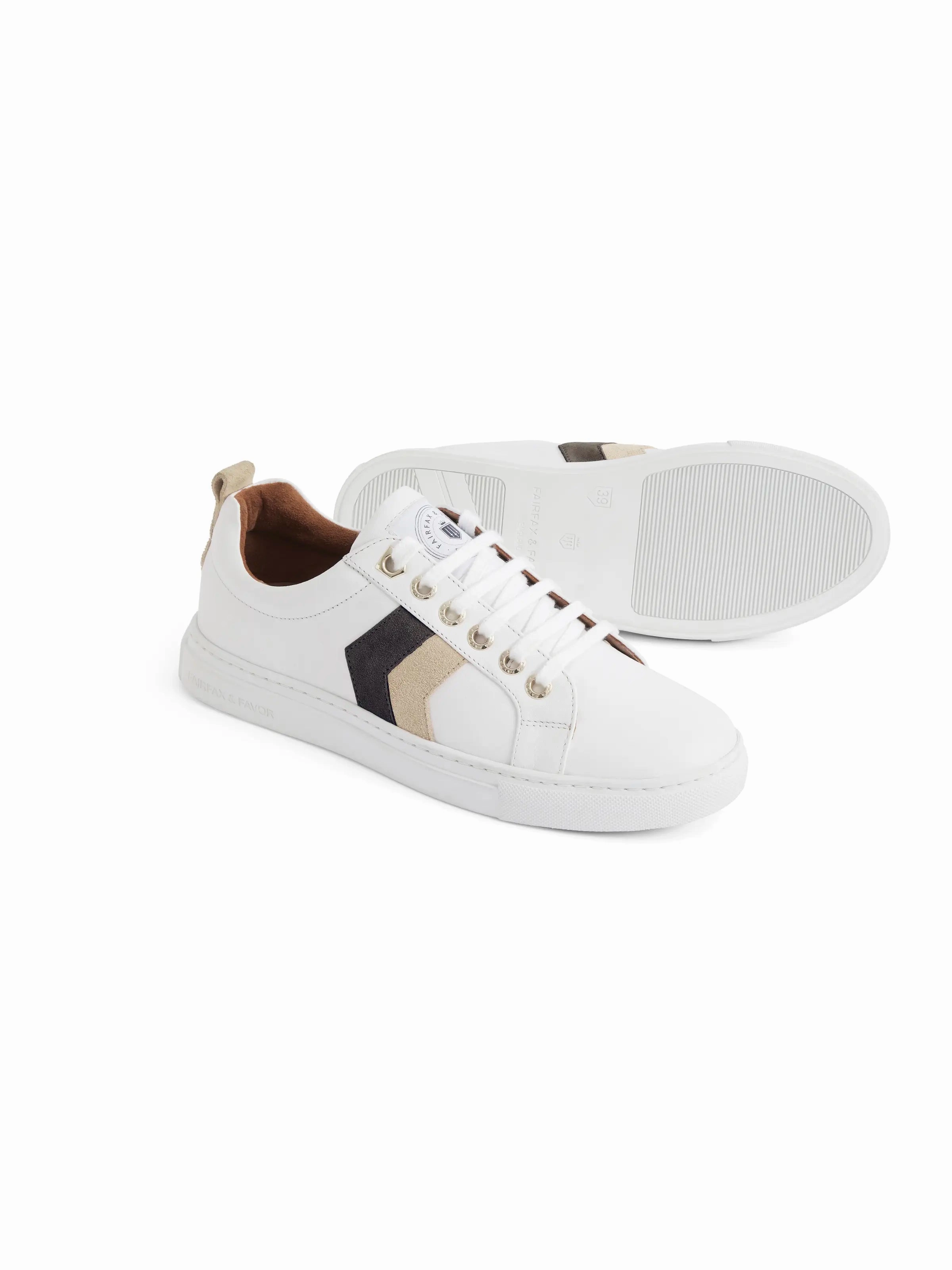 Alexandra - White & Neutral Tri-Color