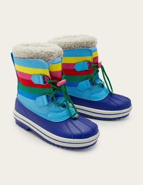 All Weather Boots-Multi Colourblock
