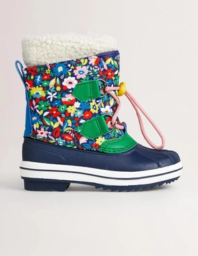 All Weather Boots-Multi Floral