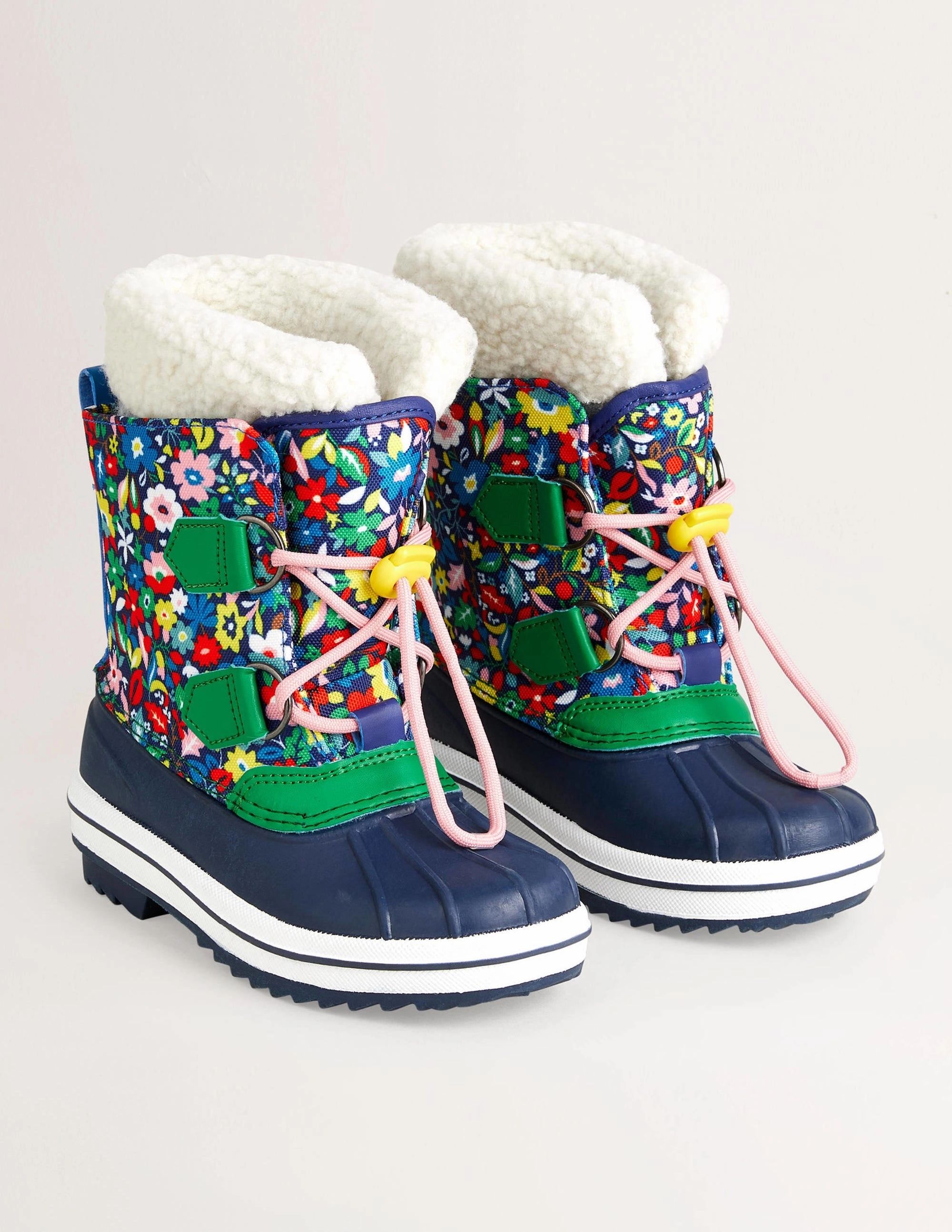 All Weather Boots-Multi Floral