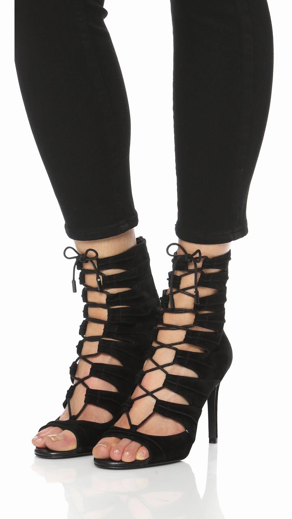Anja Suede Lace Up boot
