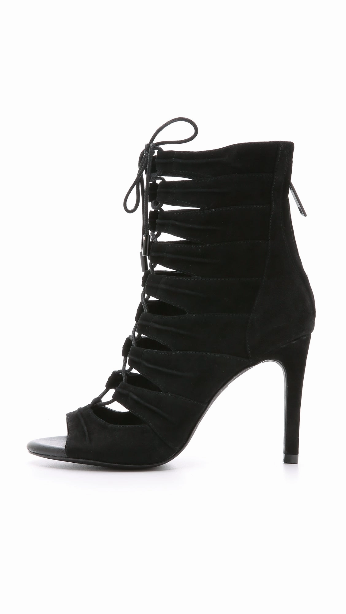 Anja Suede Lace Up boot