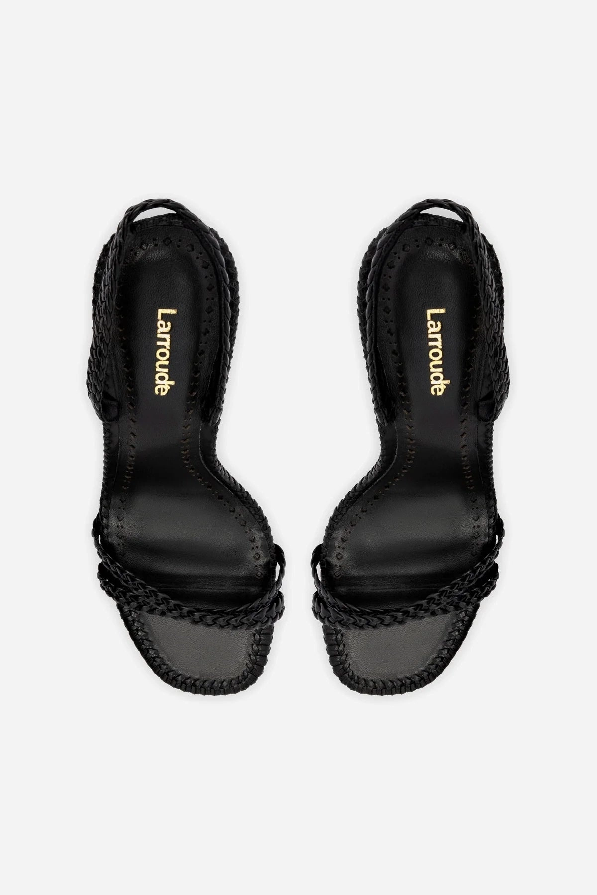 Annie Sandal In Black Leather