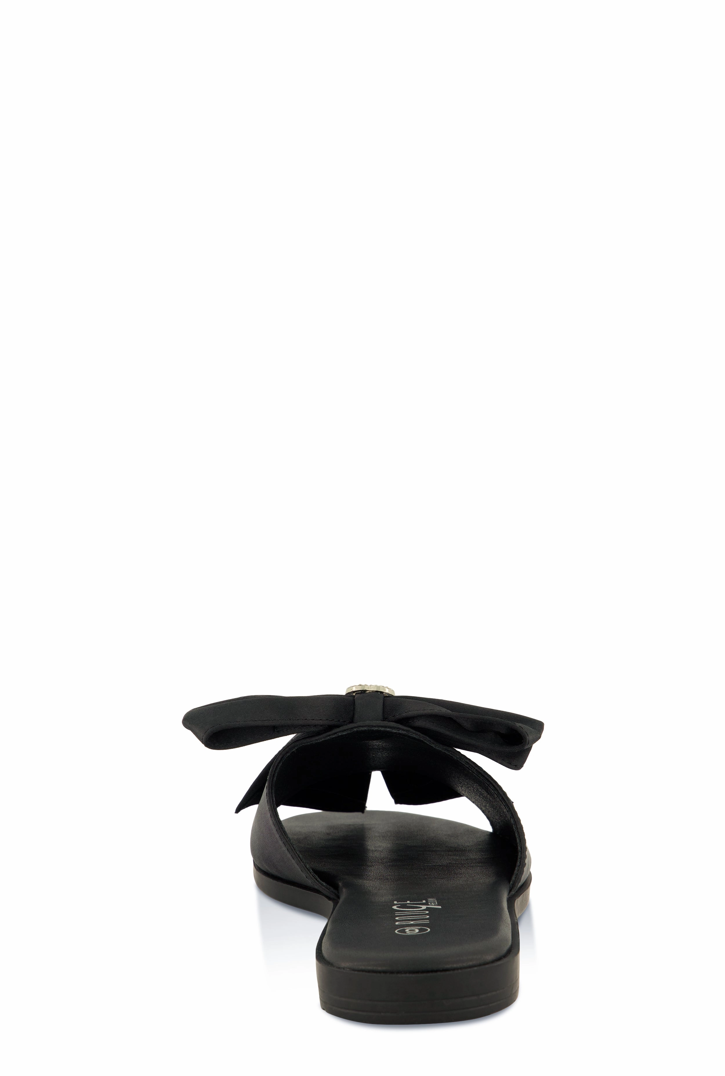 Bow Band Open Toe Slide Sandals