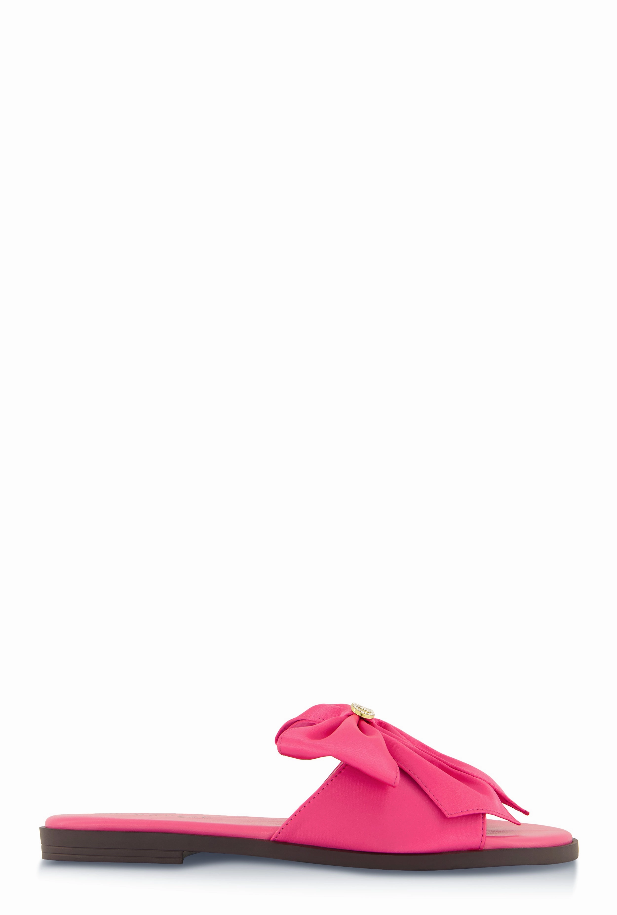 Bow Band Open Toe Slide Sandals