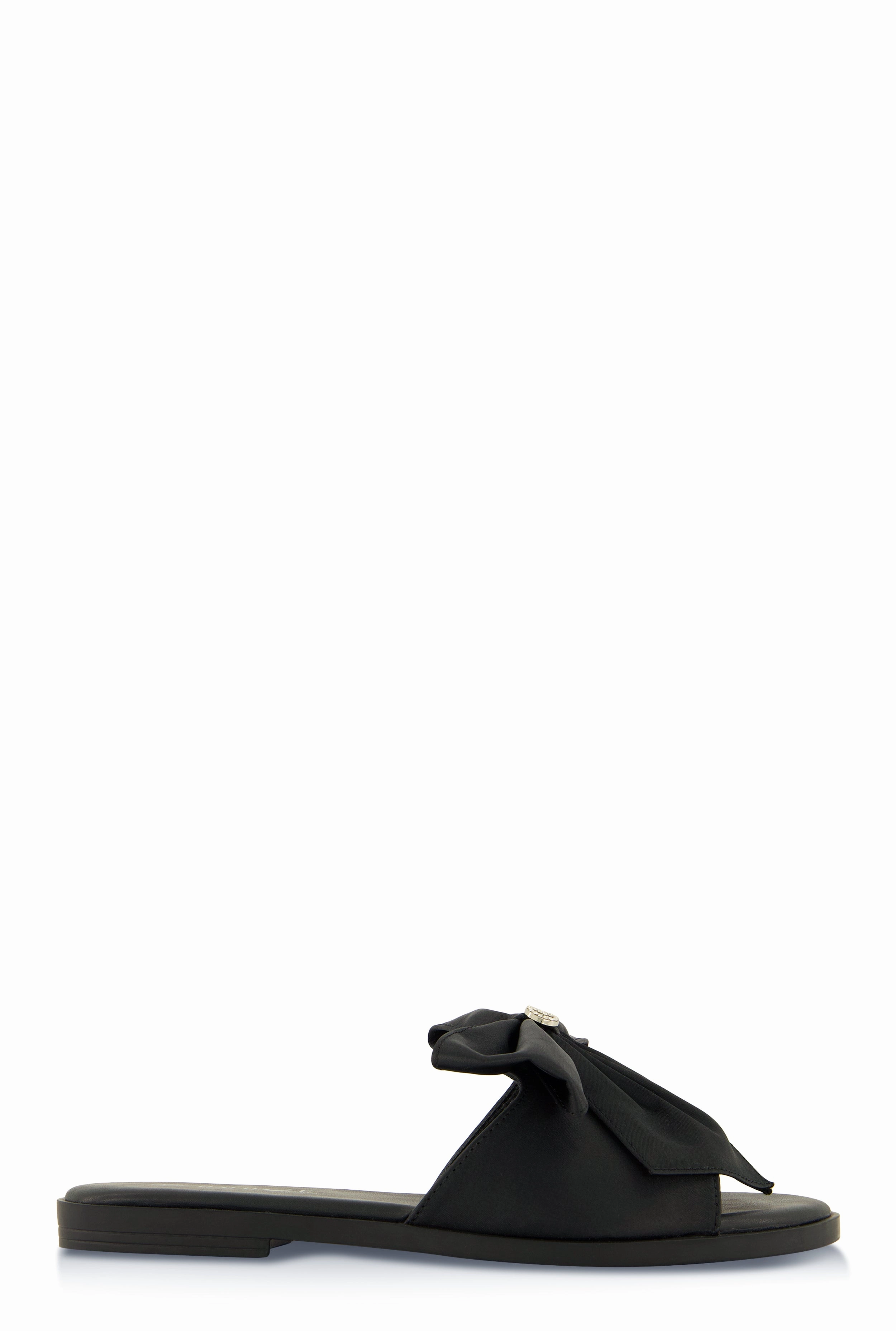 Bow Band Open Toe Slide Sandals