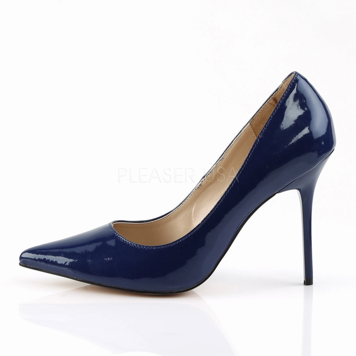 CLASSIQUE-20  Navy Blue Patent