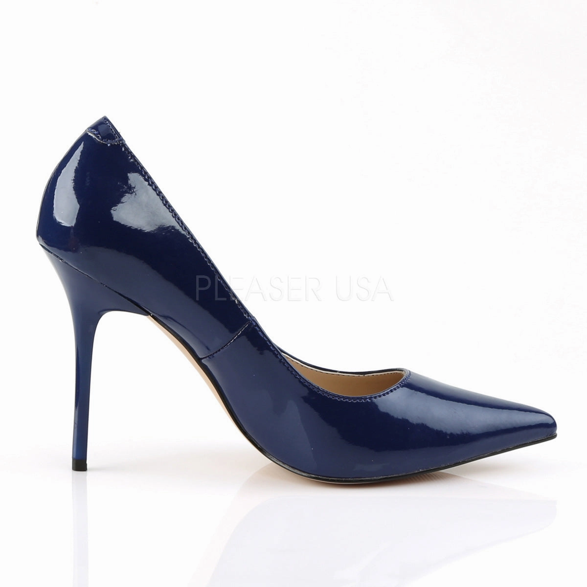 CLASSIQUE-20  Navy Blue Patent