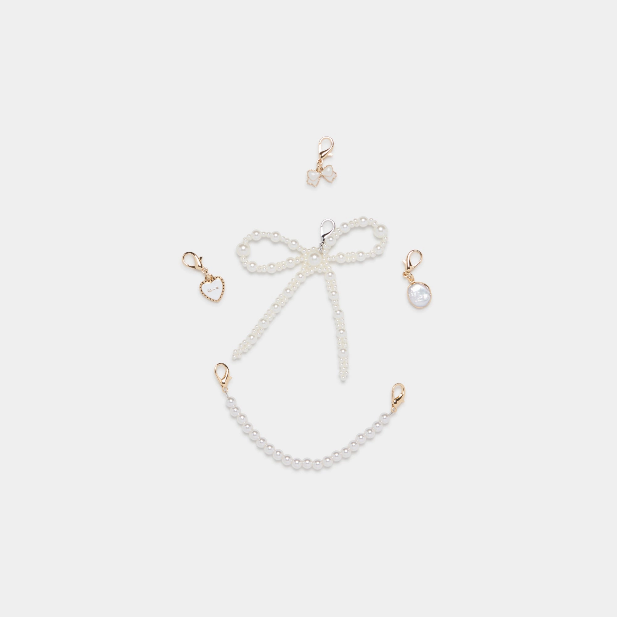 DANIE SNEAKERS NATURAL RAFFIA   PEARL CHARM BUNDLE