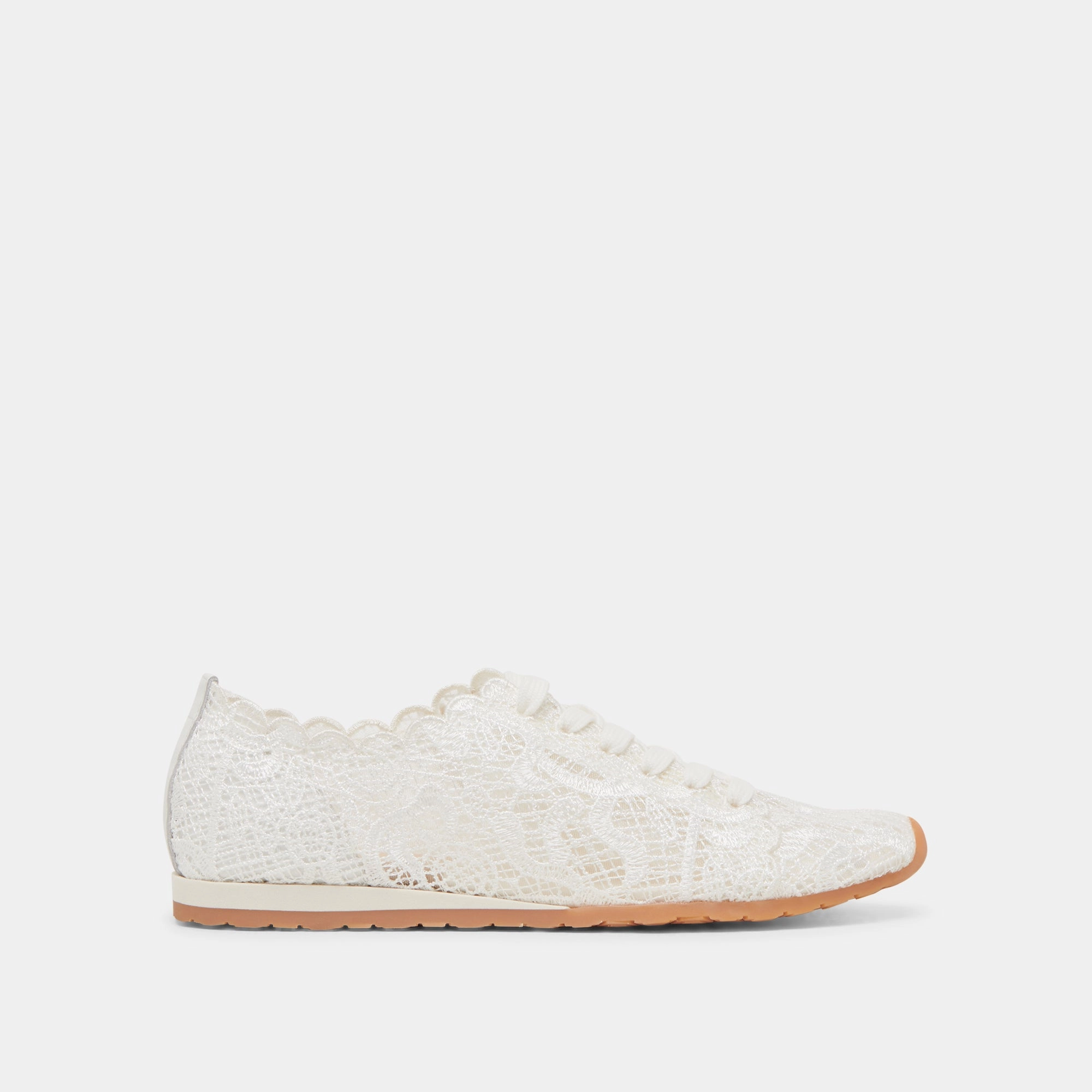 DAYANA SNEAKERS WHITE LACE   PEARL CHARM BUNDLE