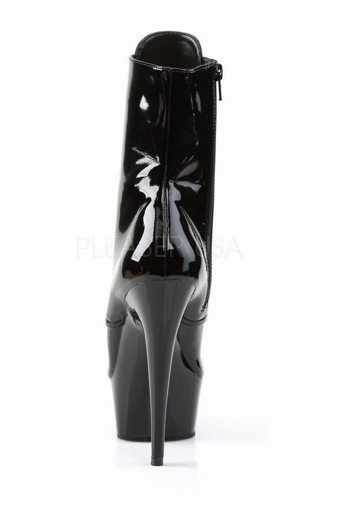 DELIGHT-1020 Platform Boot  | Black Patent