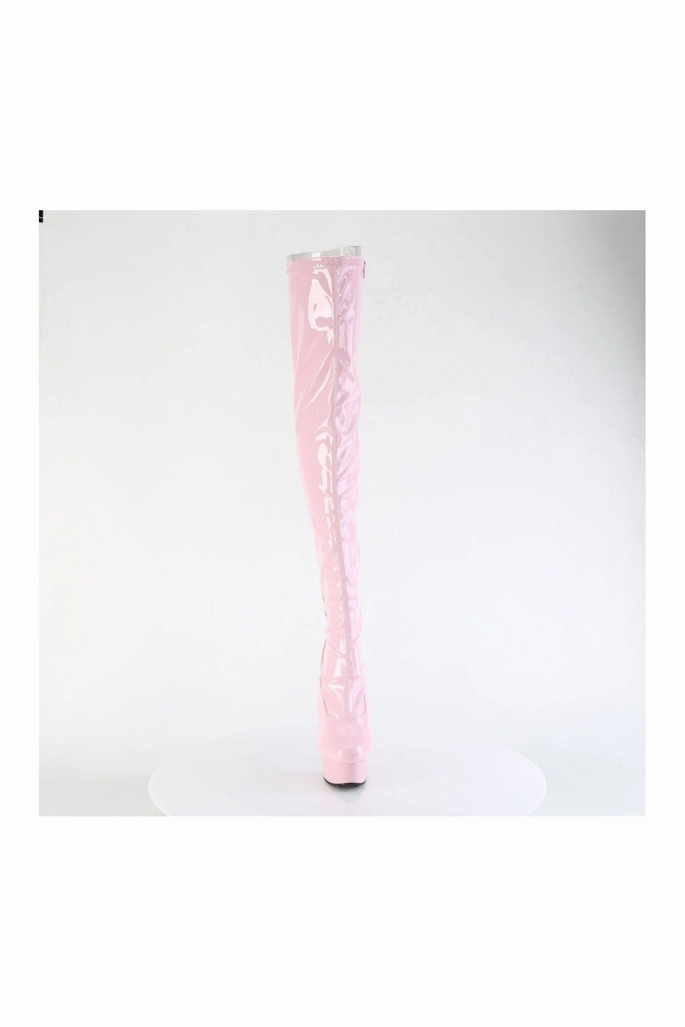 DELIGHT-3063 Pink Patent Thigh Boot