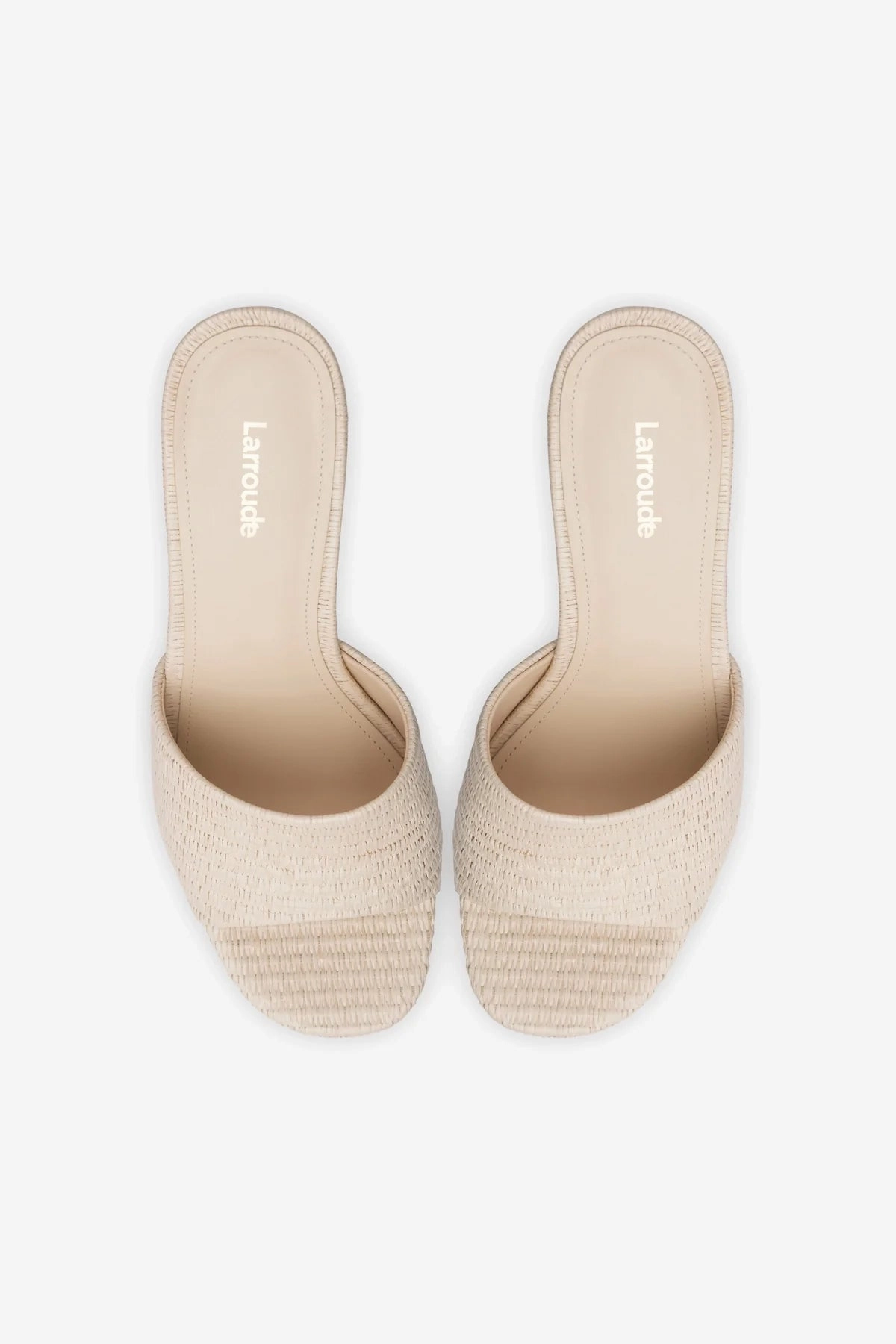 Dolly Mule In Natural Raffia