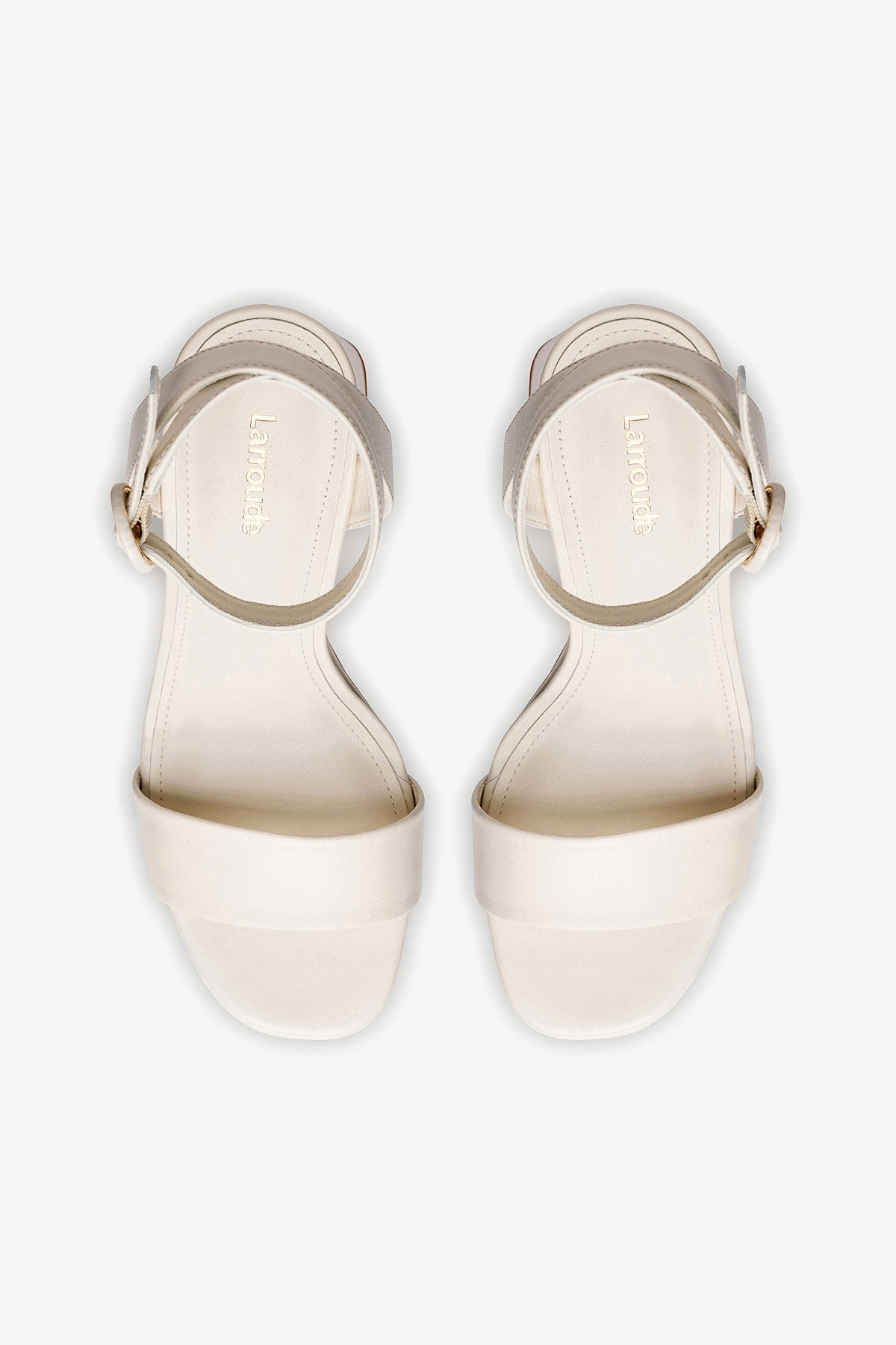 Dolly Sandal In Ivory Leather