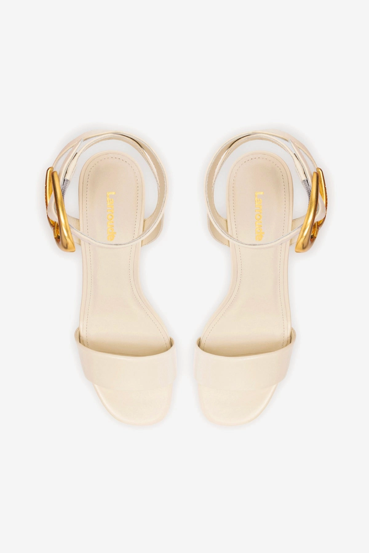 Dolly Verona Low Sandal In Ivory Leather