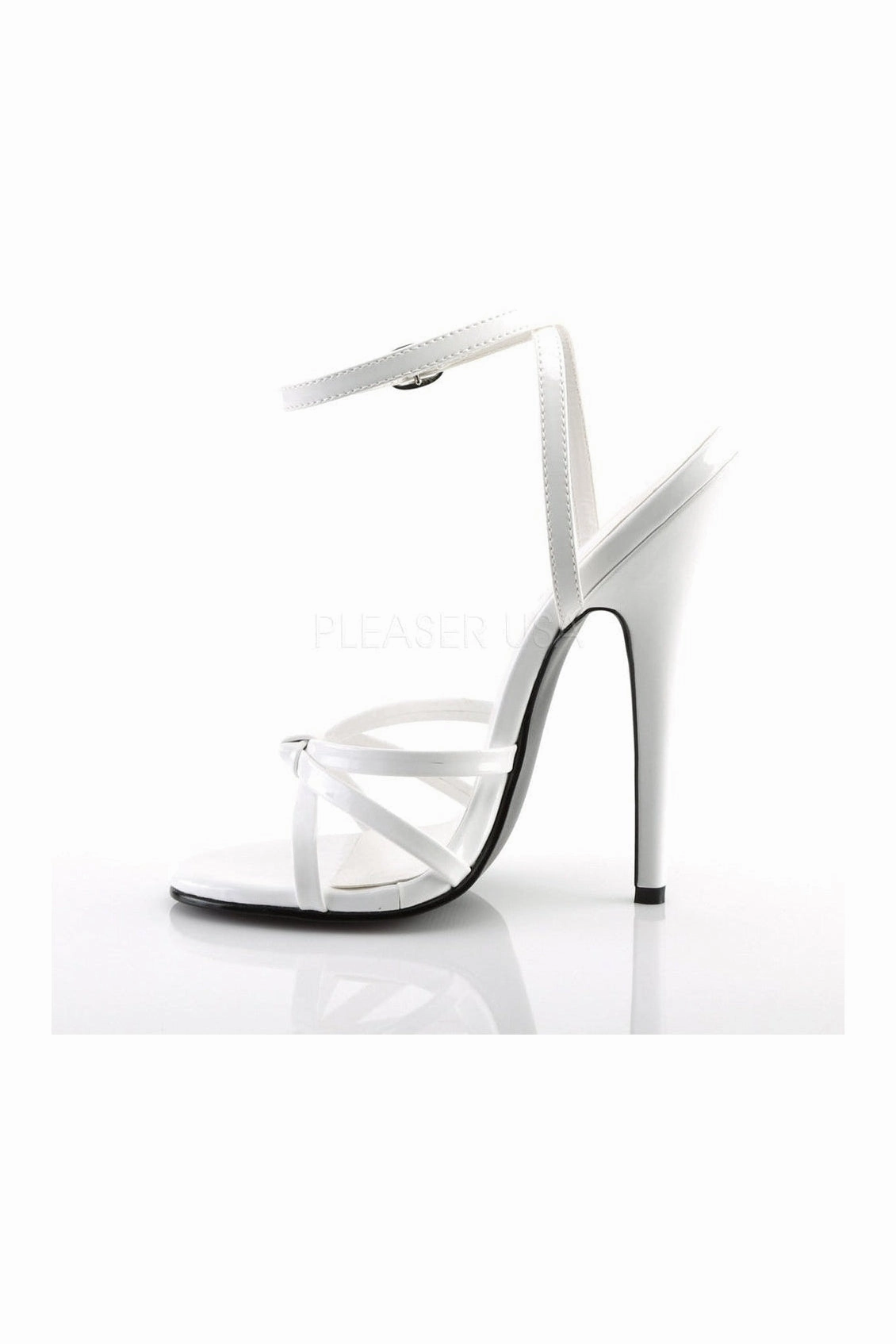 DOMINA-108 Sandal  | White Patent