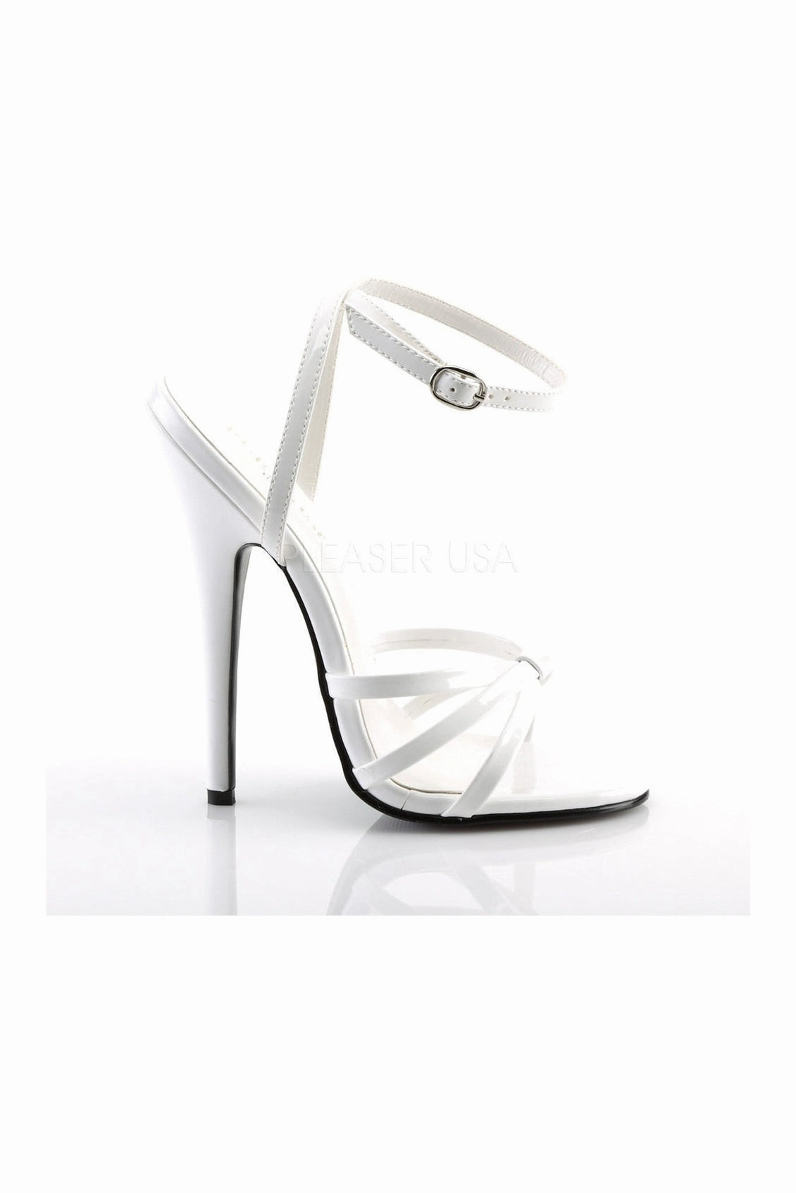 DOMINA-108 Sandal  | White Patent