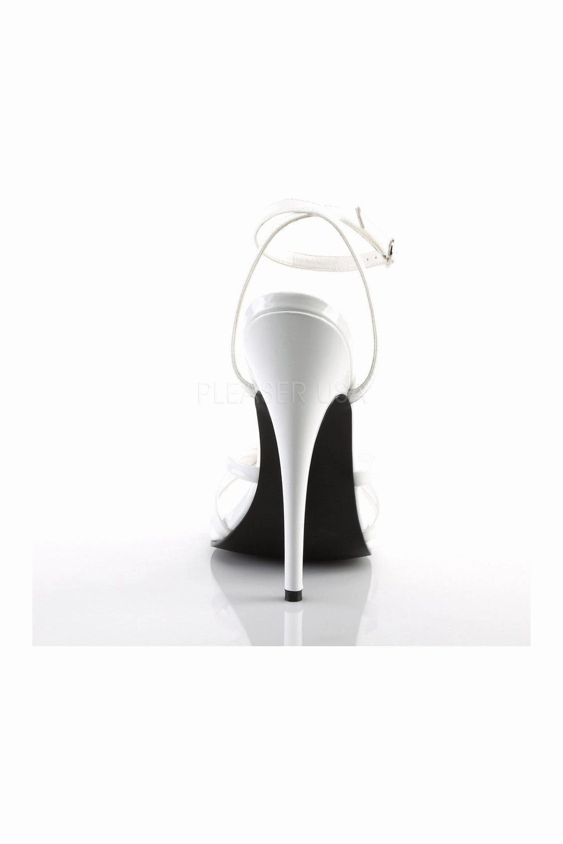 DOMINA-108 Sandal  | White Patent