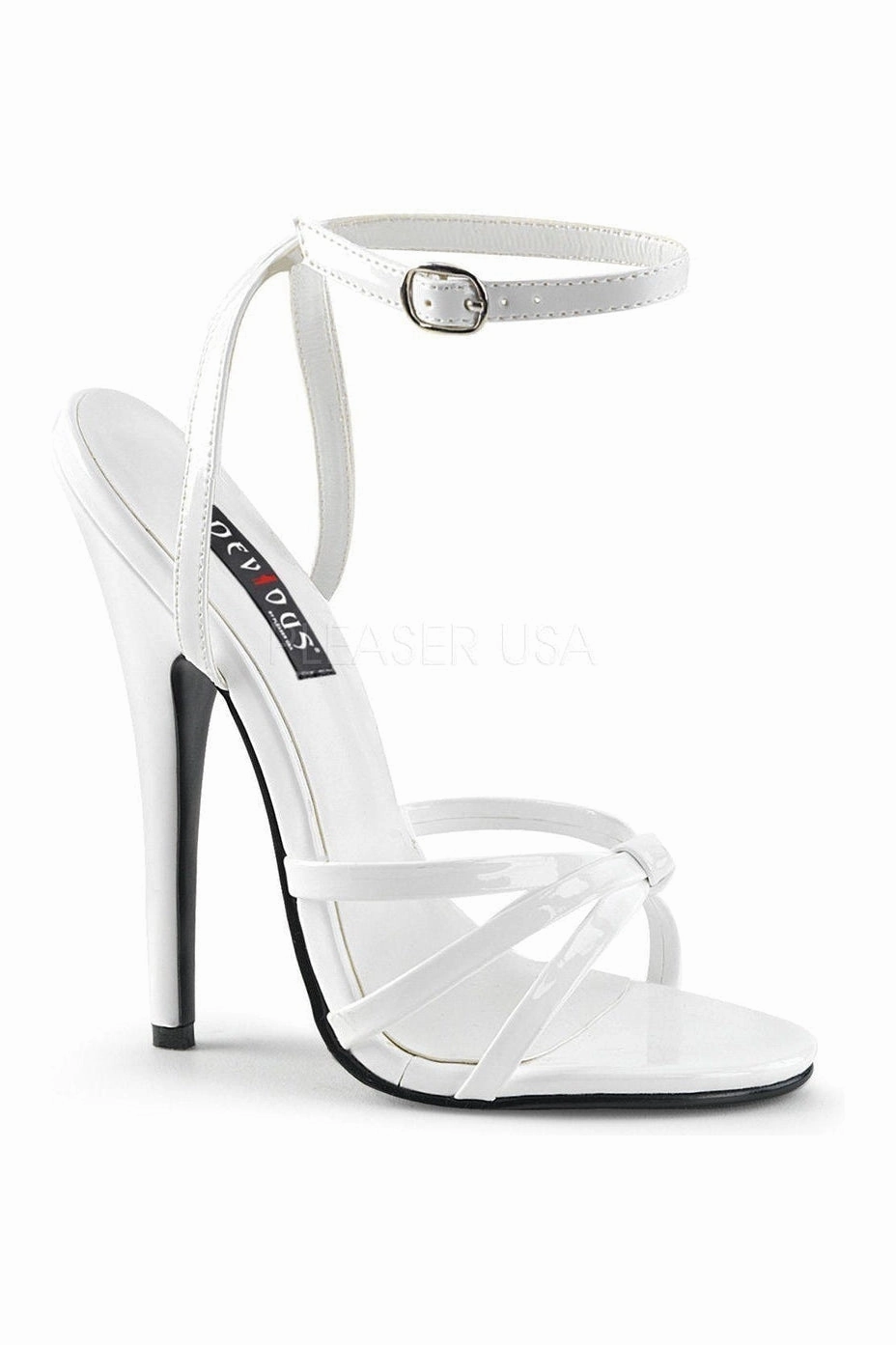 DOMINA-108 Sandal  | White Patent