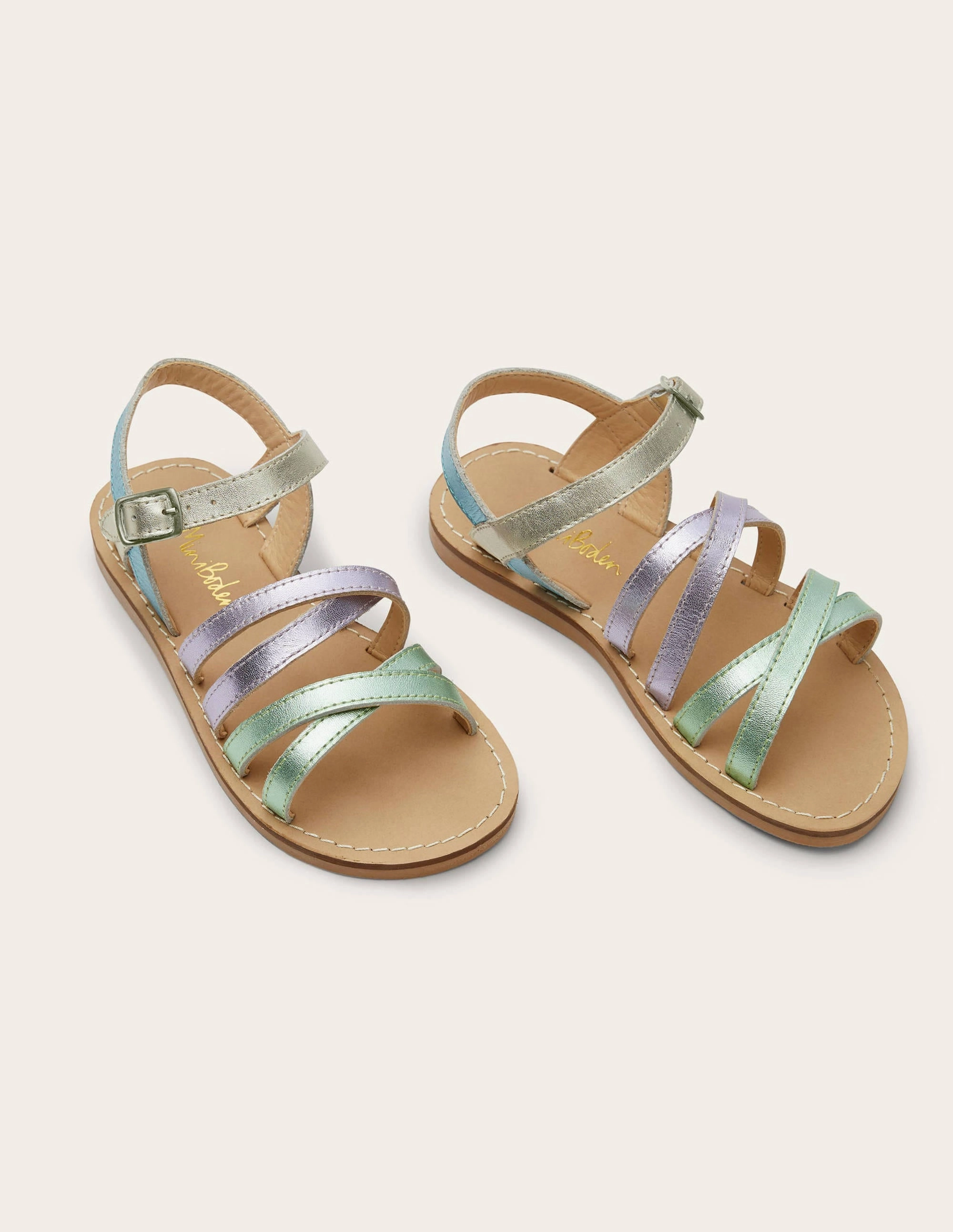 Everyday Sandals-Multi Metallic