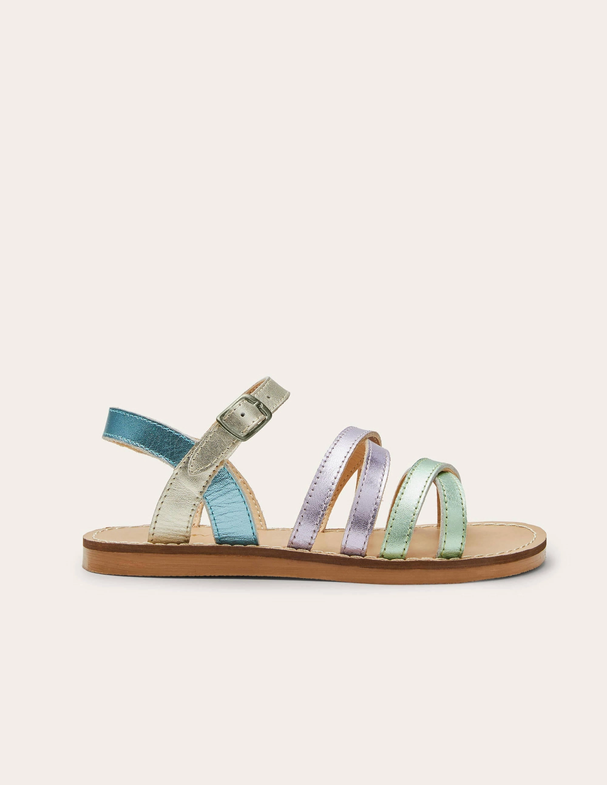 Everyday Sandals-Multi Metallic