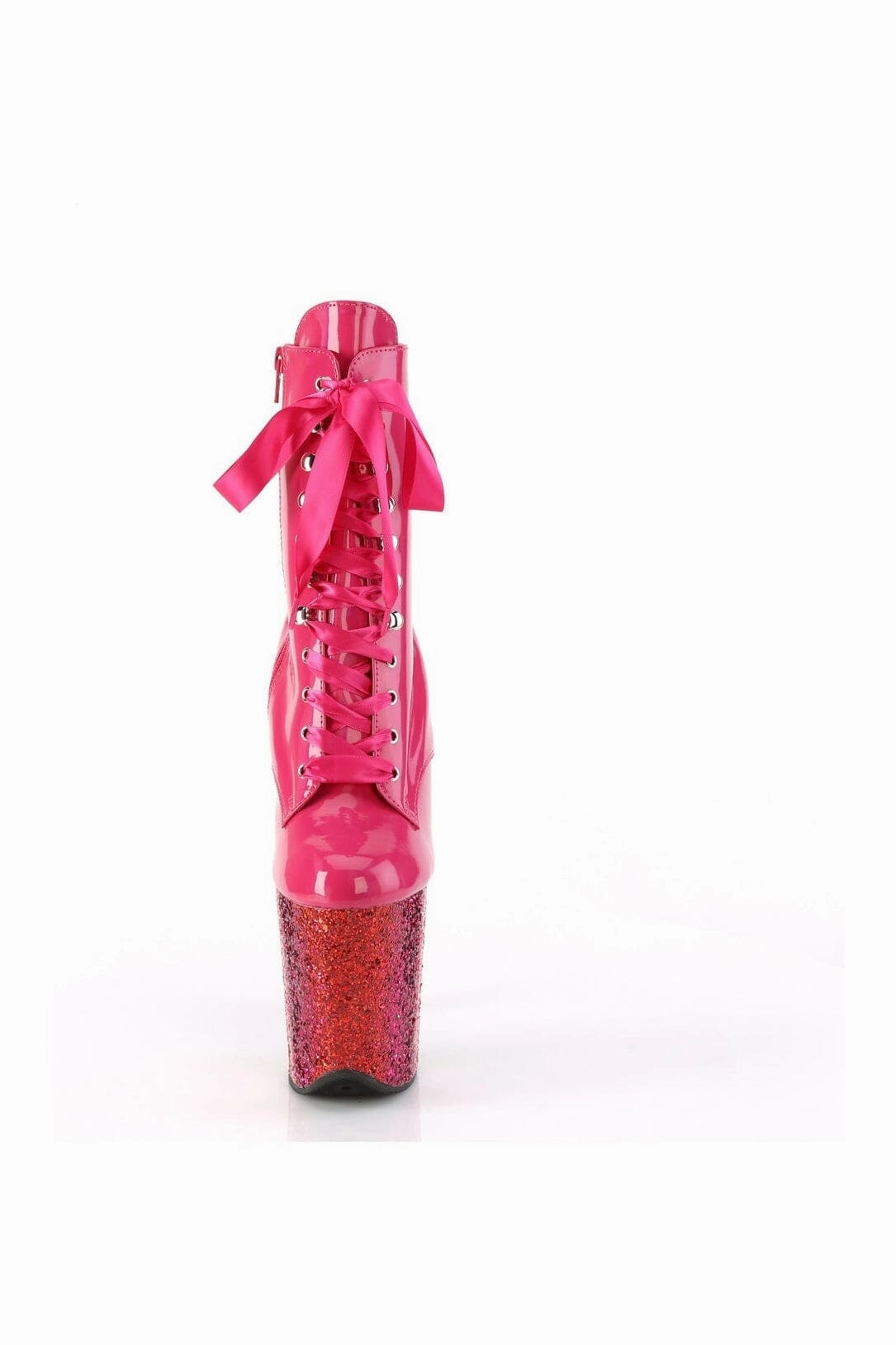 FLAMINGO-1020HG Fuchsia Patent Ankle Boot