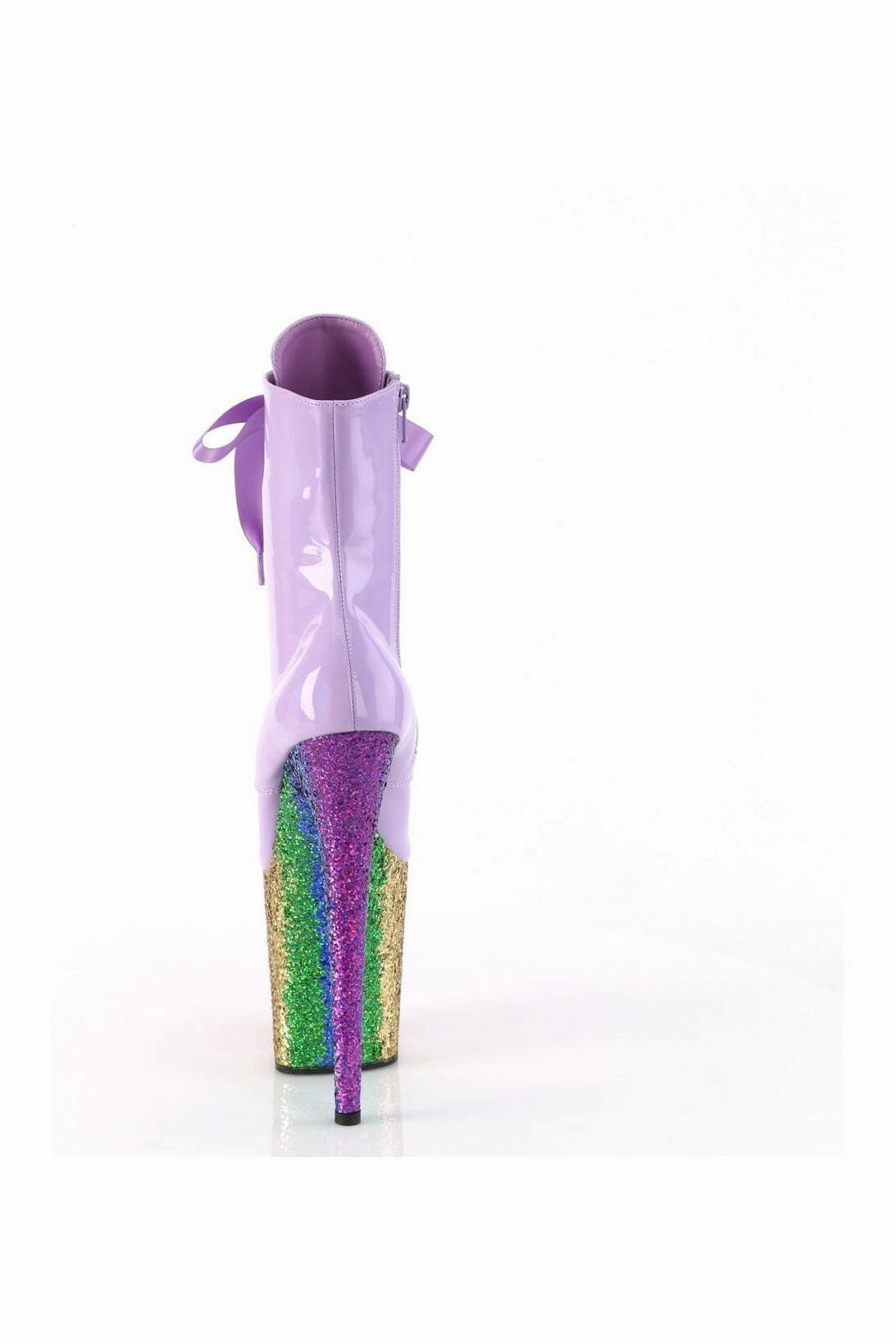FLAMINGO-1020HG Purple Patent Ankle Boot
