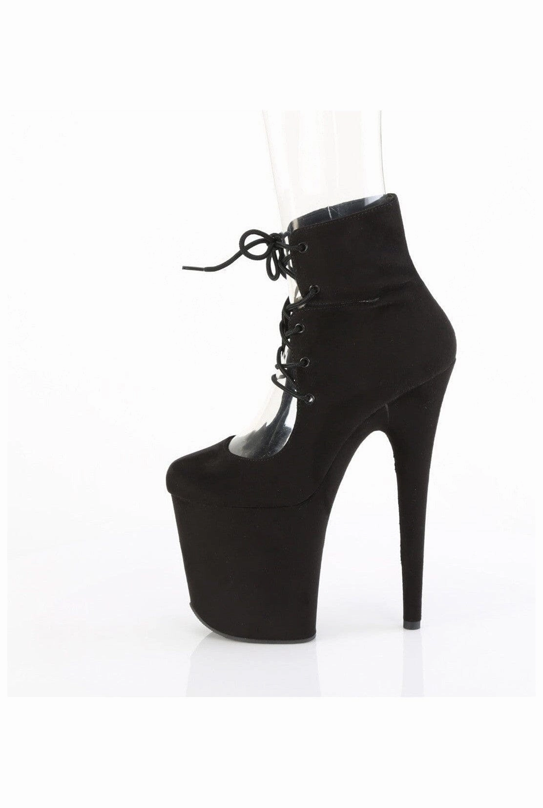 FLAMINGO-800-22 Black Fabric Ankle Boot