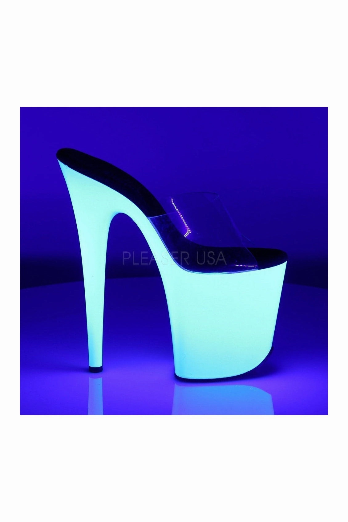 FLAMINGO-801UV Platform Slide  | Clear Vinyl