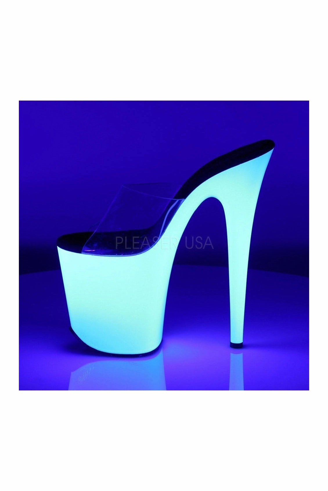 FLAMINGO-801UV Platform Slide  | Clear Vinyl