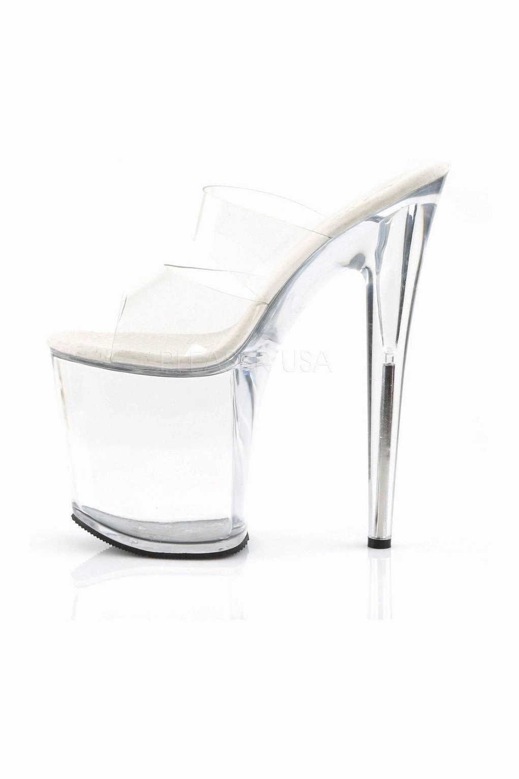 FLAMINGO-802 Platform Slide  | Clear Vinyl