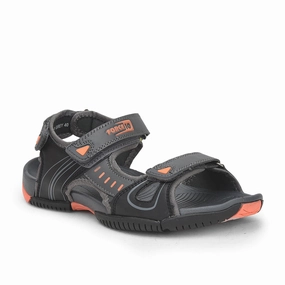 Force 10 Casual Sandal For Men (Grey) ROMANIA-1 By Liberty