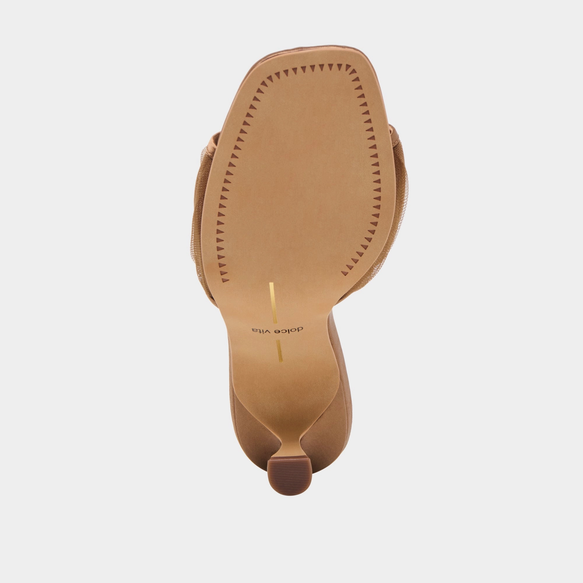 GALEN HEELS MID BROWN TULLE