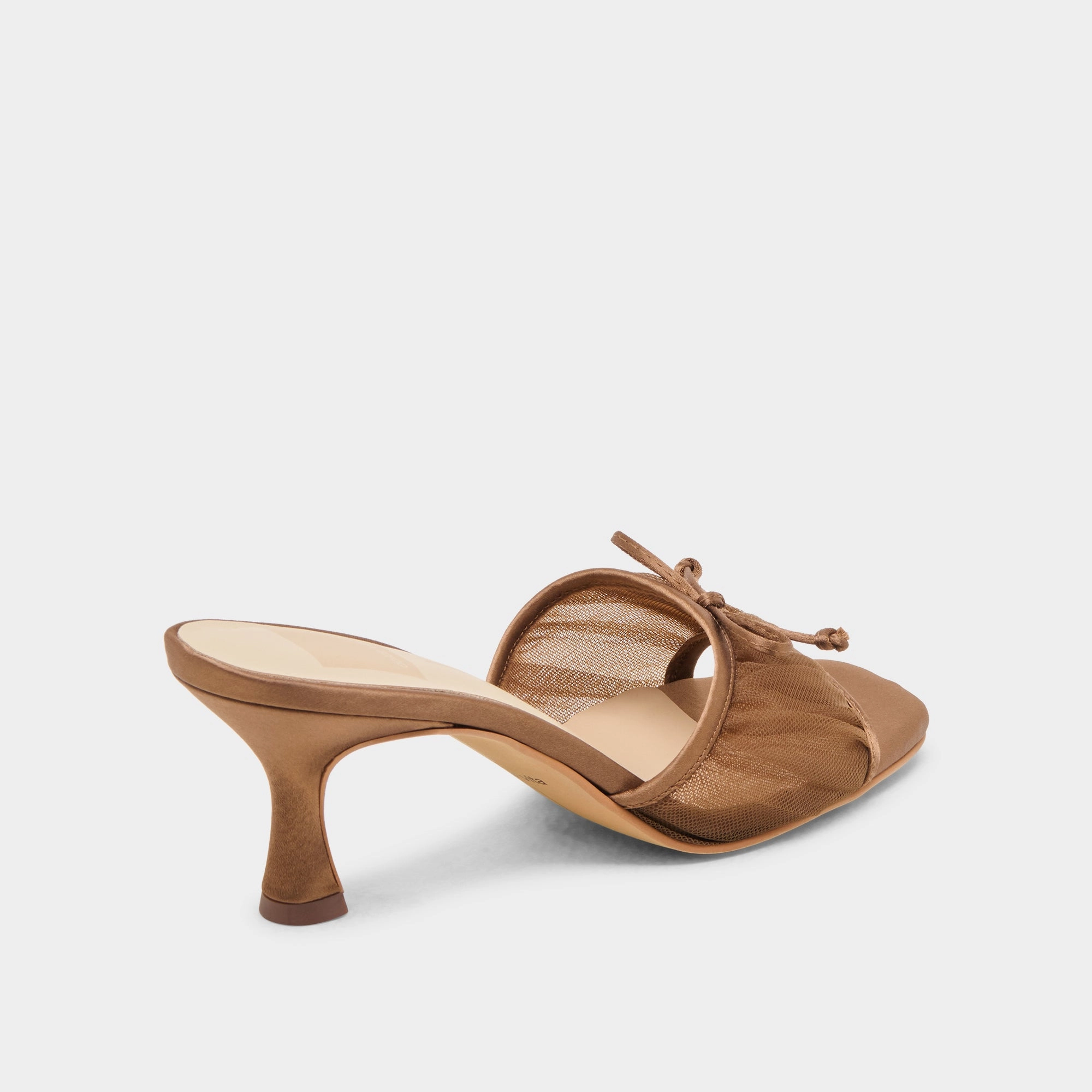GALEN HEELS MID BROWN TULLE