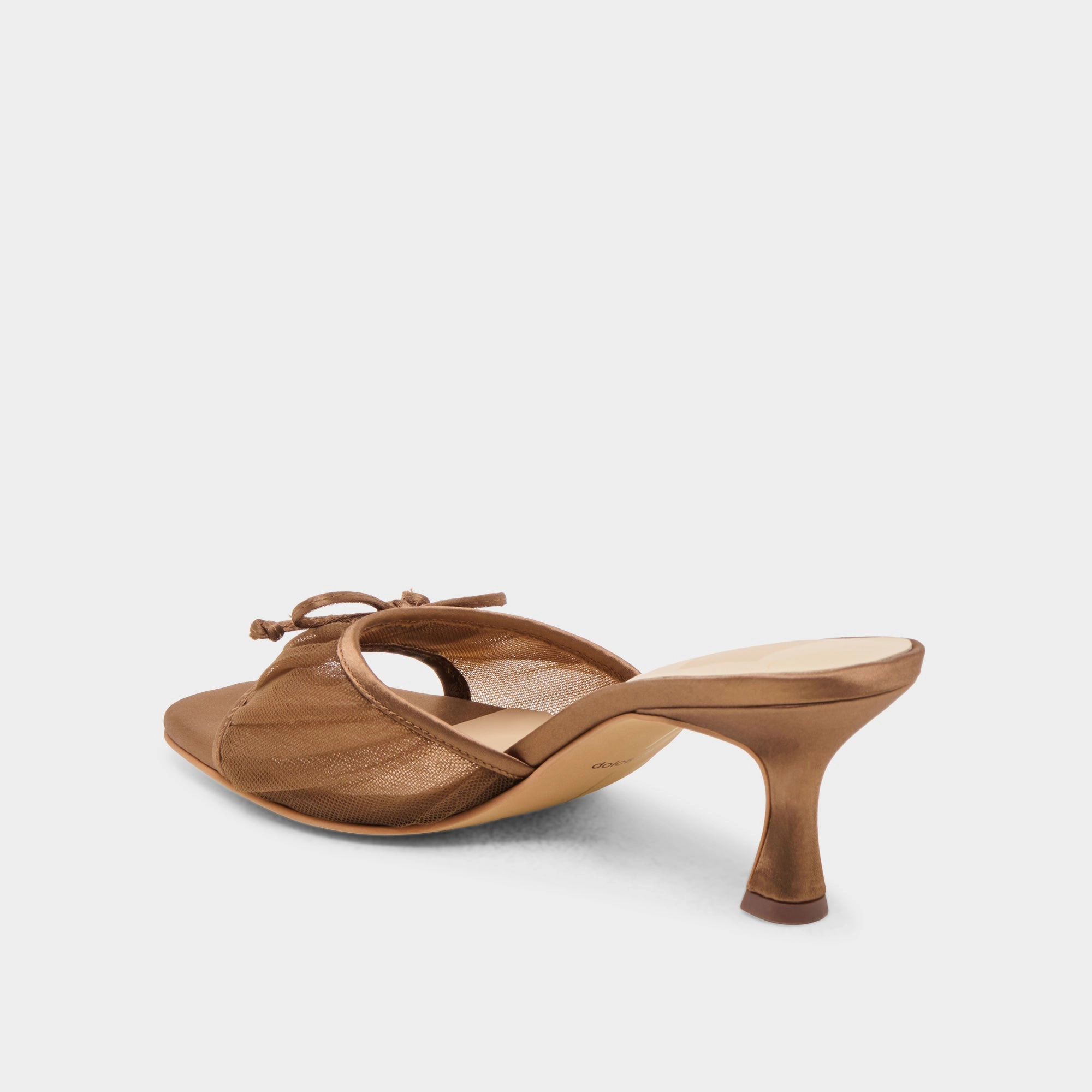 GALEN HEELS MID BROWN TULLE