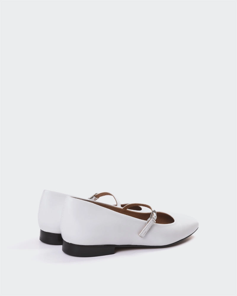 Jaria White Leather