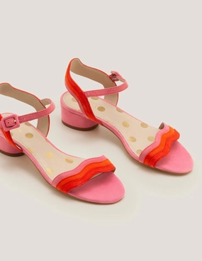 Kitty Heeled Sandals-Bright Camellia Multi