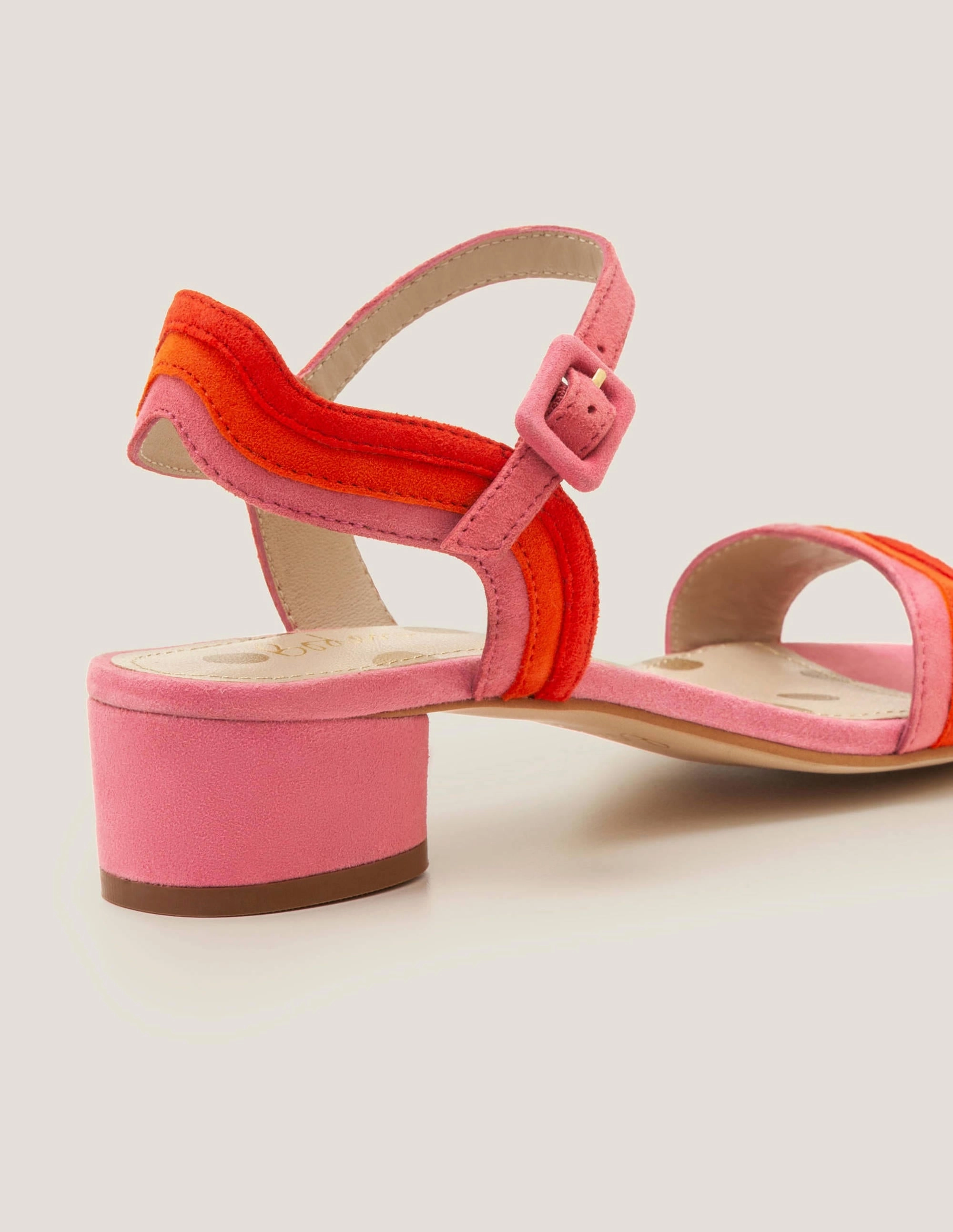 Kitty Heeled Sandals-Bright Camellia Multi