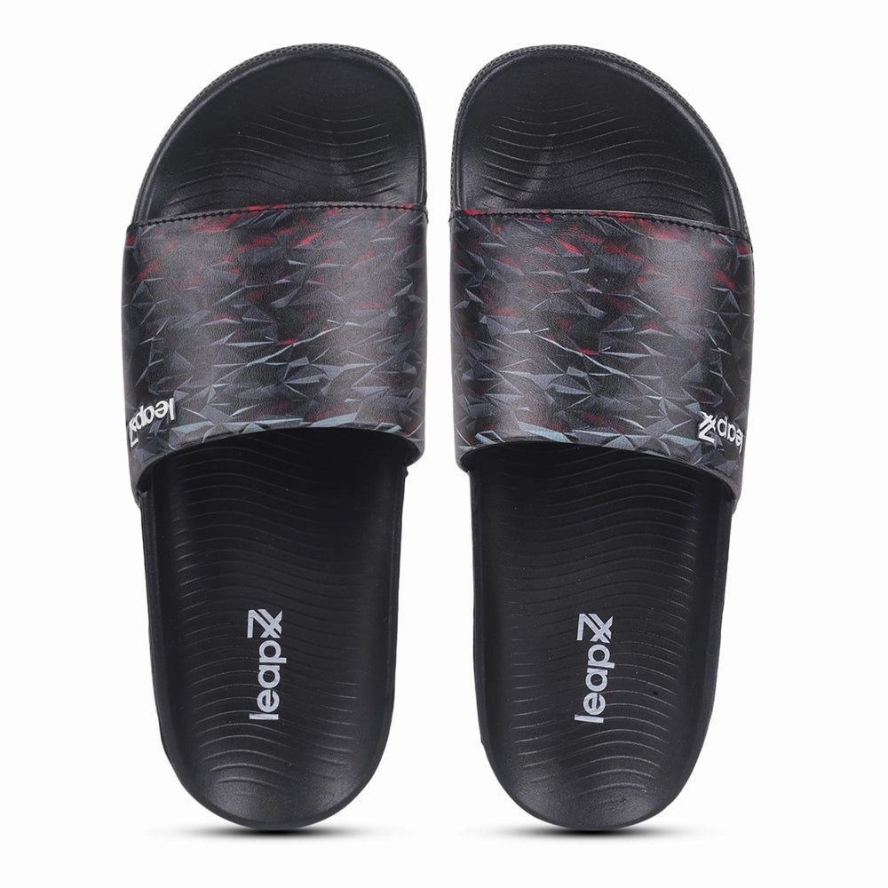 Leap7x By Liberty Men NITWALK-2 Black Casual Slides